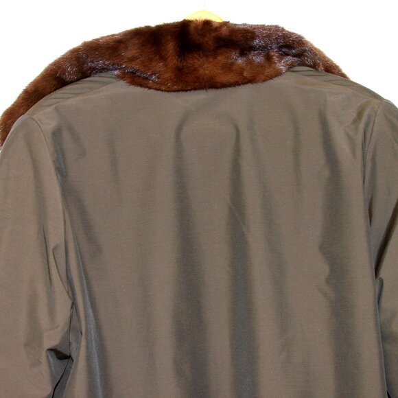Luxurious Loro Piana Reversible Mink and Raincoat - Picture 6 of 16